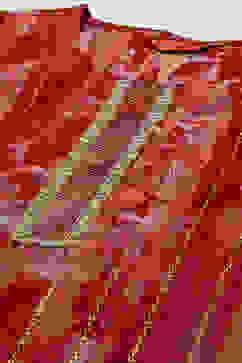 Maroon Viscose Blend Staight Kurta image number 1