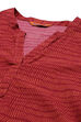 Maroon Cambric Cotton Straight Kurta image number 1