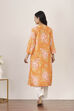 Orange Rayon Straight Kurtas image number 3