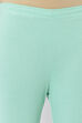 Mint Green Cotton Leggings image number 1