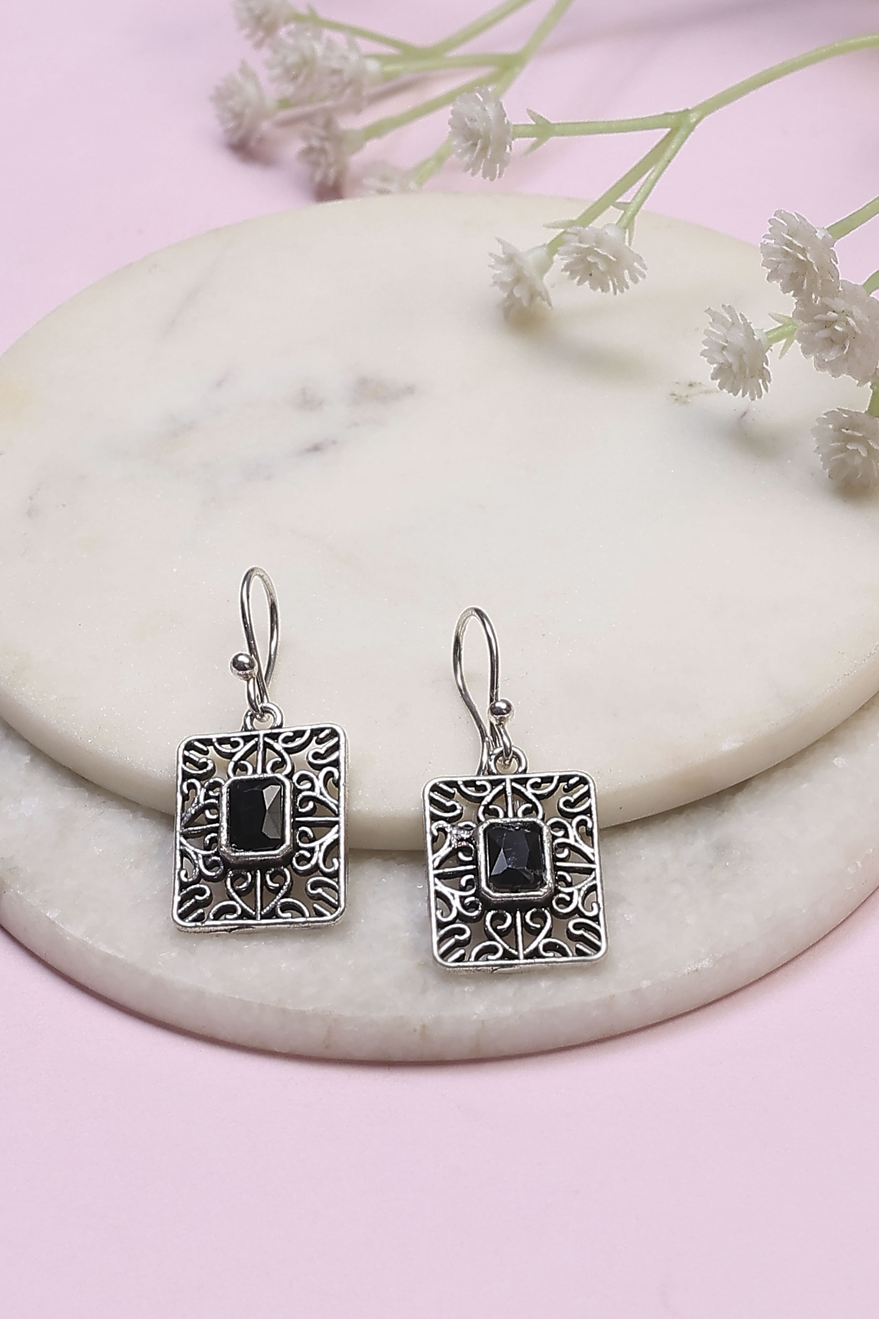 Black Brass Drop & Danglers image number 0