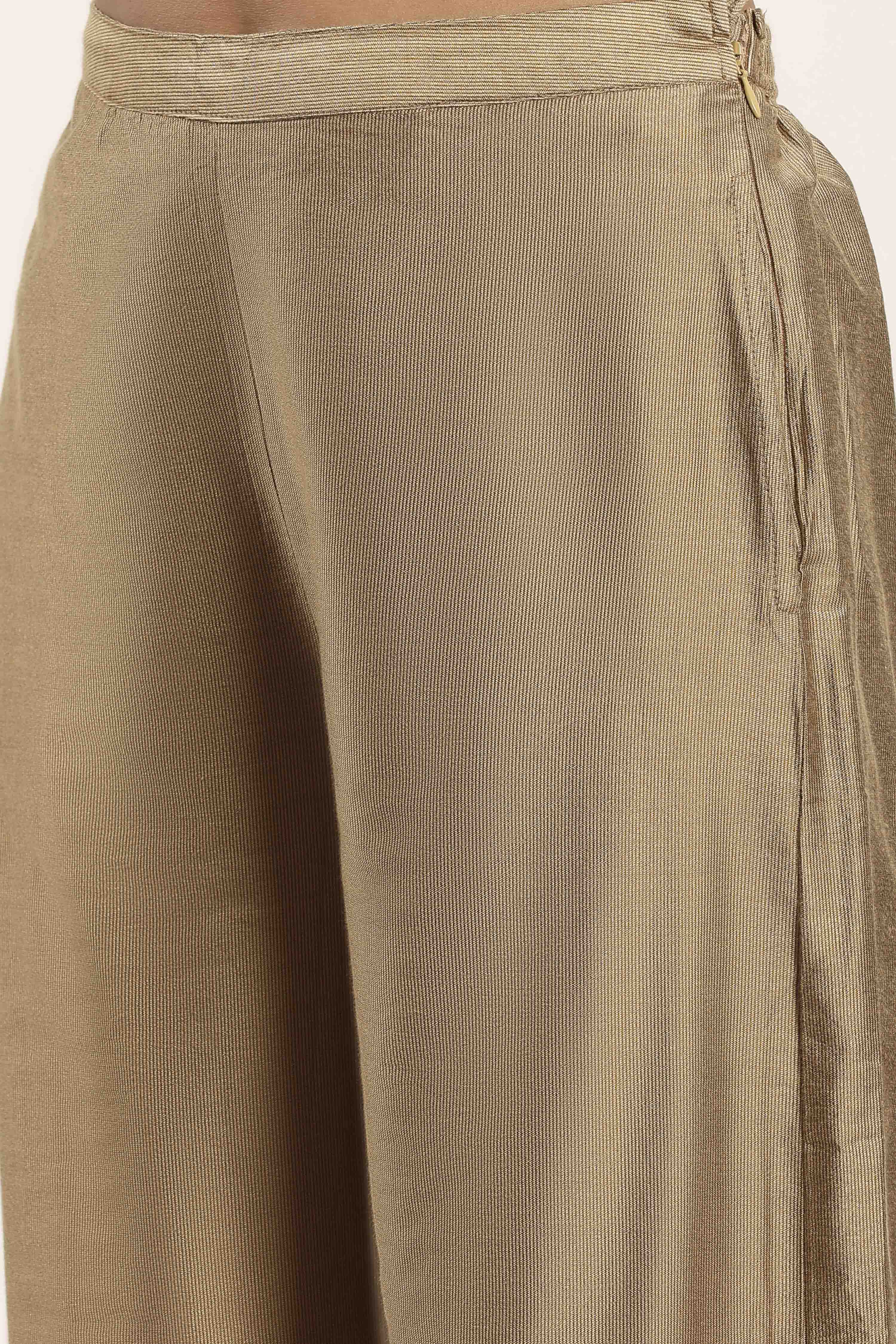 Black Viscose Rayon Straight Kurta Pants Set image number 2
