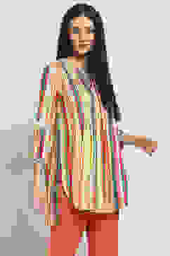 Multi Viscose Rayon Straight Kurti image number 4