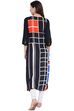 Black Rayon Straight Kurta image number 4
