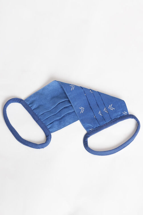 Royal Blue Polyester Mask image number 1