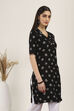 Black Rayon Straight Kurtas image number 4