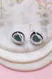 Green Brass Drop & danglers image number 2
