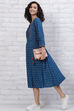 Indigo LIVA Straight Kurta image number 5