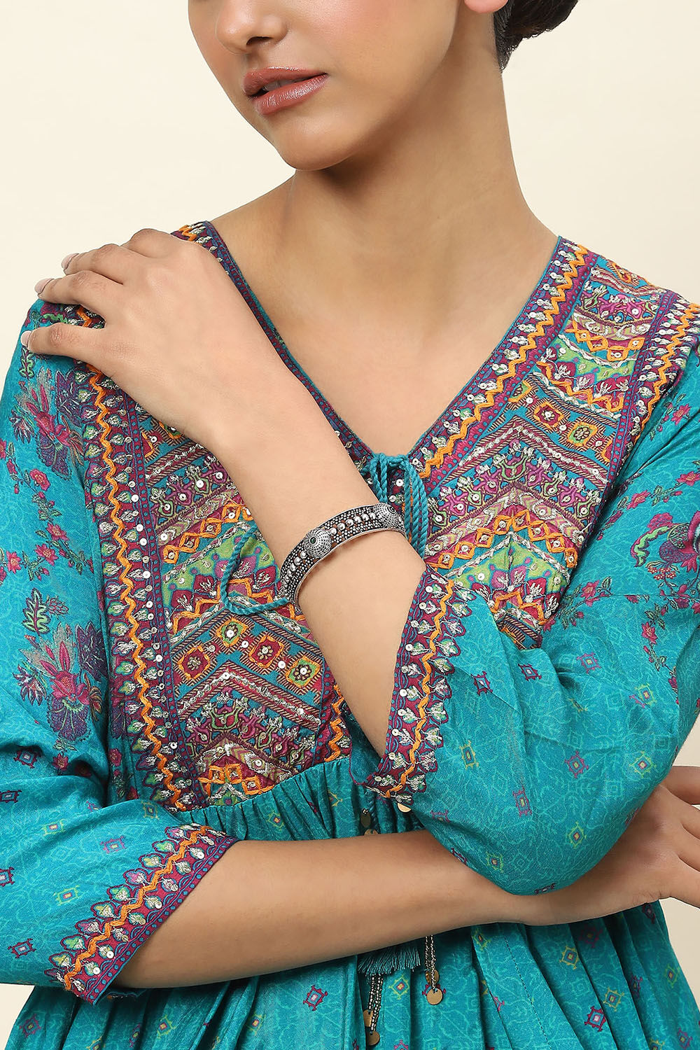 Green Alloy Bangles image number 1