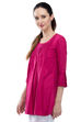Pink Short top Viscose Indie Top image number 2