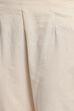 White Cotton Fusion Pants image number 1
