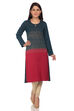 Teal Blue Straight Poly Cotton Kurta image number 0