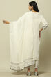 Off-white Self-Designed Dupatta image number 2