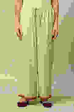 Ecru LIVA Straight Printed Palazzo image number 5