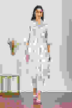 Blue Cotton A-line & Kalidar Kurtas image number 0