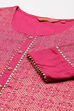Fuchsia Art Silk Straight Kurta image number 1