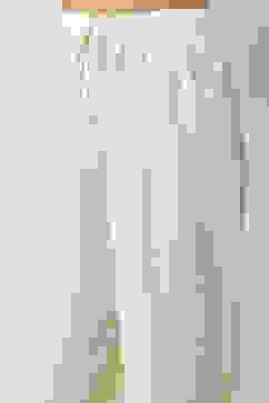 Off-White Cotton Solid Regular Pants image number 1