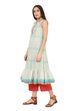 Teal Green Kalidar Gauge Kurta image number 2
