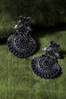 Blue Metal Brass Earring image number 1