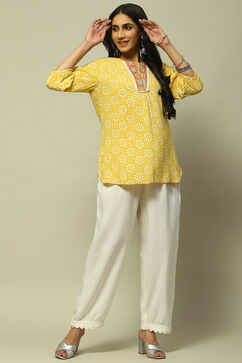 Mustard Yellow Rayon Indie Top image number 0