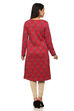 Pink Straight Poly Cotton Kurta image number 4