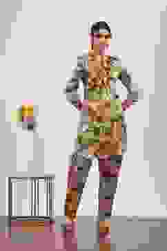 White Cotton Kurta Pants Set image number 6