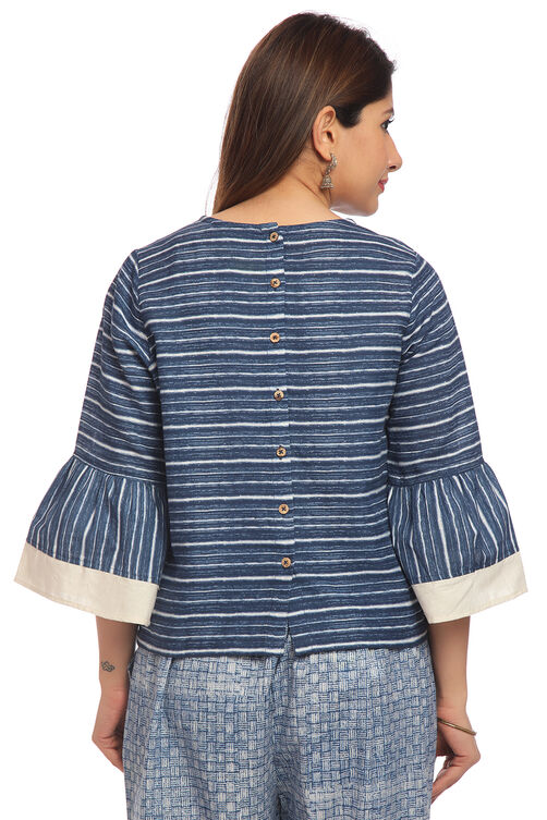 Indigo Short top Cotton Indie Top image number 5