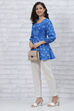Blue LIVA Tiered Indie Top image number 5