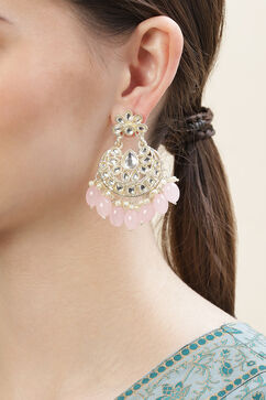 Light Pink Alloy Earrings image number 1