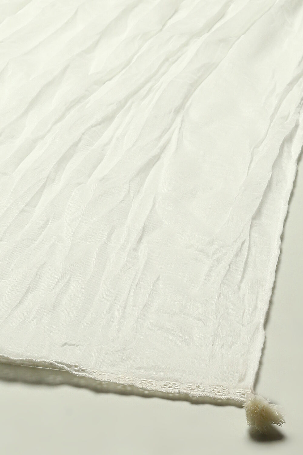 Indigo Blue Voile Solid Dupatta image number 1