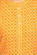 Orange Straight Rayon Kurta image number 1