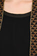 Black Kalidar Viscose Suit Set image number 1