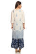 Pink Straight Cotton Kurta image number 4