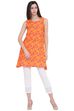 Pink Viscose A-Line Kurta image number 6