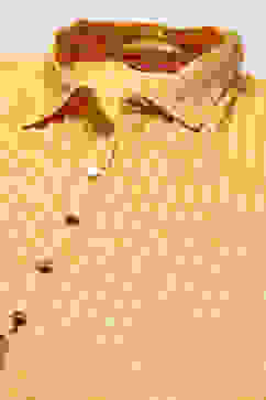 Yellow Cotton Blend Straight Printed Kurta Palazzo Suit Set image number 1