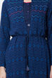 Indigo Viscose Rayon Straight Shrug image number 1