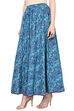 Blue Cotton Skirt image number 2