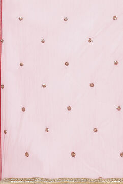 Red Polyester Georgette Kalidar Suit Set image number 2