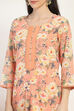 Peach Cotton Blend Straight Set image number 1