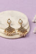 Gold Oxidised Alloy Earrings image number 0