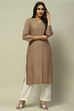 Green Rayon Staight Kurta image number 0