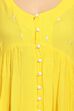 Yellow Flared Viscose Rayon Indie Top image number 1