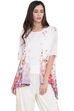 Off White Art Silk Asymmetric Indie Top image number 0