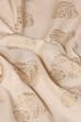 Off White Viscose Blend Straight Printed Suit Set image number 3