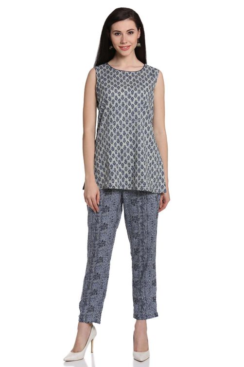 Indigo Rayon Front Open Shrug image number 6