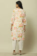 Lilac Cotton Printed Straight Suit Set image number 4