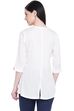 White Viscose Indie Top image number 4