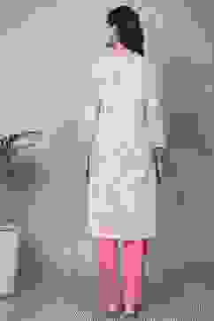 Purple Rayon Straight Kurtas image number 3