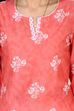 Pink Straight Rayon Kurta image number 4