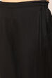 Black Acrylic Straight Suit Set image number 3